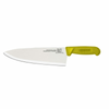 10-inch Professional Chef's Knife With Yellow Handle for Precise Slicing and Chopping in the Kitchen