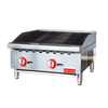 OMCAN 47377 24 inch countertop radiant gas charbroiler for commercial countertop gas charbroiler.