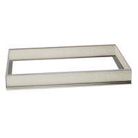 Cadco PS-TBS 20-3/4" x 14-1/4" Stainless Steel Food Warmer Steam Pan Holder