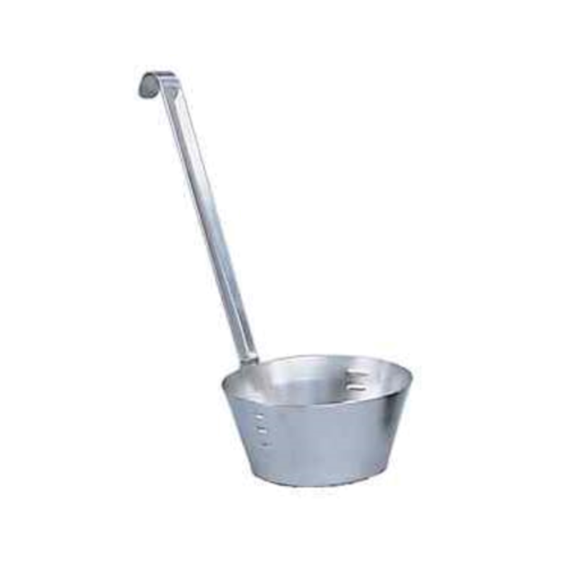 Stainless Steel Dipper With Handle For Portioning And Serving Liquids In Commercial Kitchens