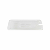Omcan 80012 Clear Slotted Food Pan Cover Designed For 1/9 Size Food Pans, Easy Identification, Durable Polycarbonate Material.