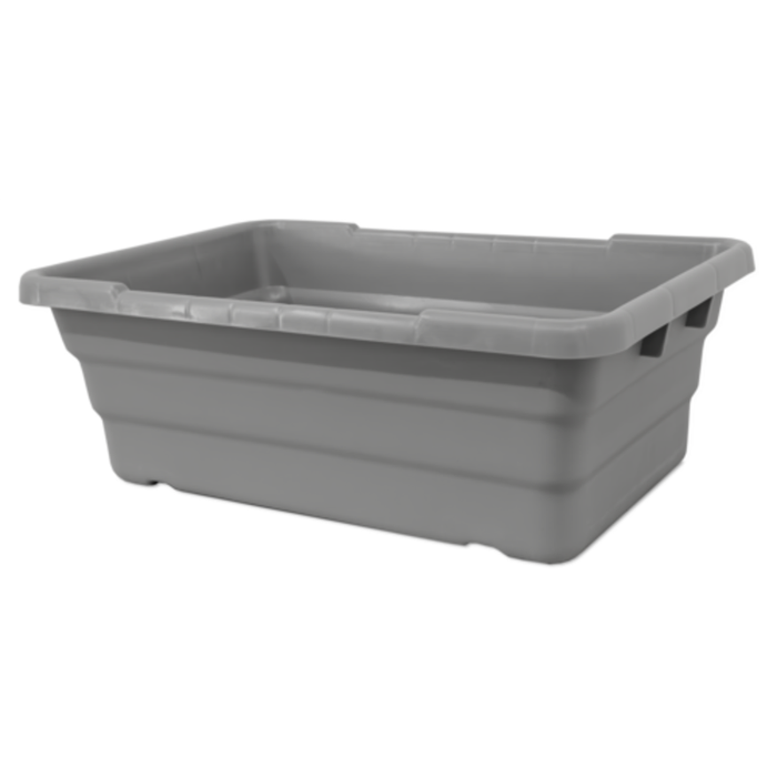 Omcan 81136 Stackable Meat Lug Tote Box 25" x 16" 100 lb.