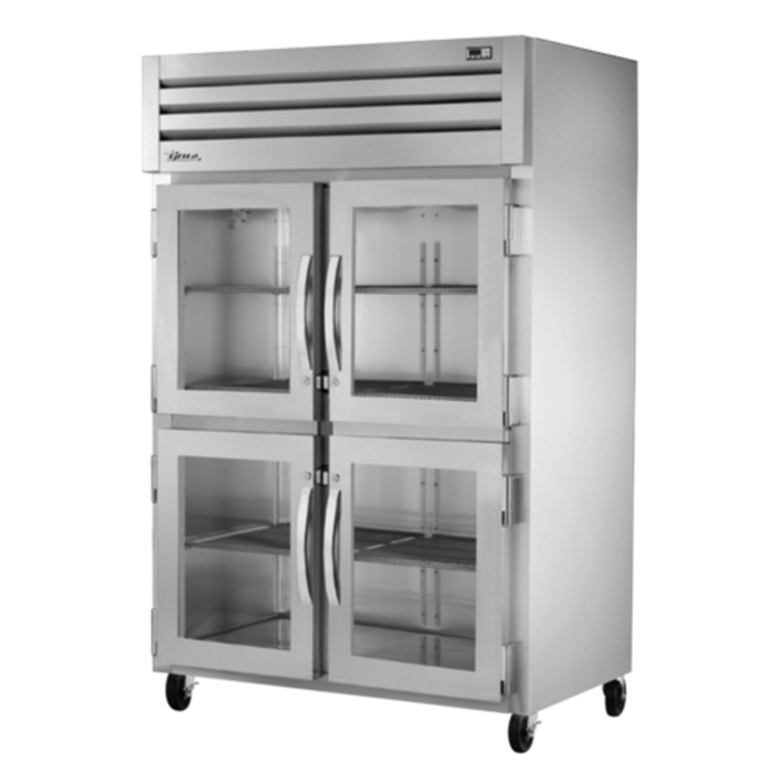 True STA2R-4HG-HC 52.63" 2-Section Glass Door Reach-In Refrigerator