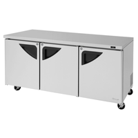 Réfrigérateur de comptoir Turbo Air TUR-72SD-N Super Deluxe de 72-5/8" (184 cm) de largeur