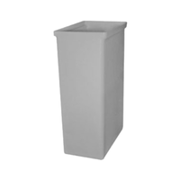 Winholt 148BIN-WH 50/75 lb. Capacity Polyethylene Ingredient Bin Tub