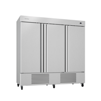 Infrico IRR-AN67BT Congélateur armoire à trois sections de 208 cm (82 po), 189,7 m³ (67 pi³)
