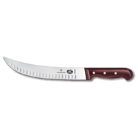 Victorinox 5.7320.25 Cimeter Knife 10" Granton Edge Wood Handle