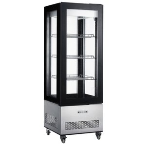 New Air NUDC-26-SS 26"W Vertical Refrigerated Full Service Display Case