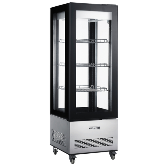 New Air NUDC-26-SS 26"W Vertical Refrigerated Full Service Display Case