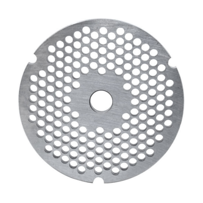 Omcan 11259 #32 Meat Grinder Plate 3/16" (4.5mm) Carbon Steel