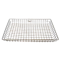 Panier de présentation en fil métallique Omcan 80395, 22x15x10 po, pour l'étalage de marchandise