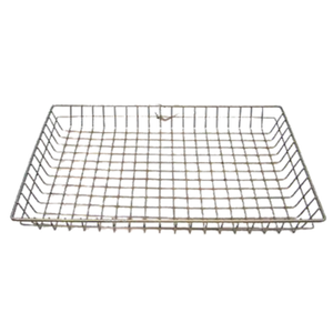 Panier de présentation en fil métallique Omcan 80395, 22x15x10 po, pour l'étalage de marchandise
