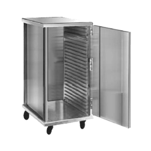 FWE ETC-1826-15-24-AL 21"W Non-Insulated Aluminum Enclosed Transport Cabinet
