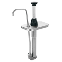 Server 87660 3-1/2 qt. Stainless Steel Fountain Jar Condiment Pump
