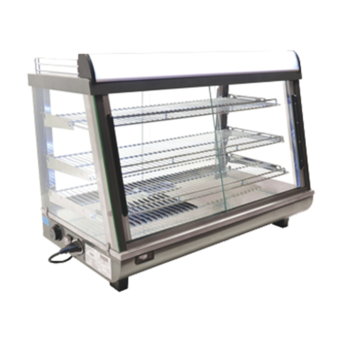 Omcan 39999 35" Countertop Heated Deli Food Display Showcase Warmer