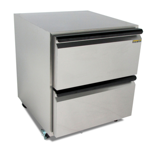 Silver King SKF27A-EDUS1 27" Undercounter Reach-In Freezer with Two Drawers