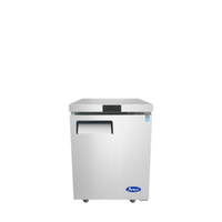 Atosa MGF24FGR 23.81 Inch Undercounter Reach-In Solid Door Freezer