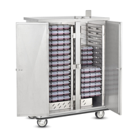 FWE PTS-6060 Prisoner Tray Delivery Cart 60 Tray Capacity