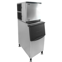 Omcan 47485 22" Cube-Style Ice Maker with Bin 350 lbs