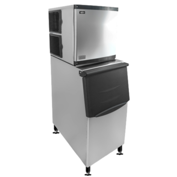 Omcan 47485 22" Cube-Style Ice Maker with Bin 350 lbs