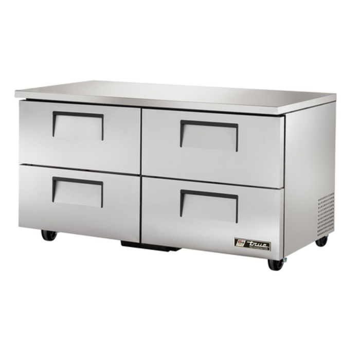 True TUC-60D-4-HC 60.38 Inch Undercounter Refrigerator With Four Drawers