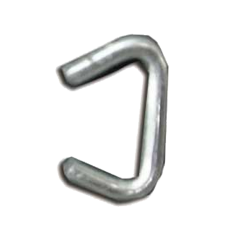 Alt Tag: Omcan 19766 Durable 3/4-inch Aluminum Hog Rings for Secure Packaging Needs aluminum hog ring fastener close-up