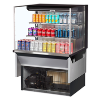 Turbo Air TOM-36L-UF-W(B)-3SI-N 35.88"W Refrigerated Open Display Merchandiser