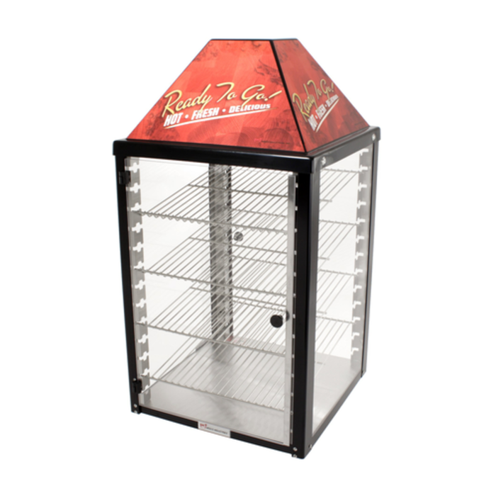 Omcan 39853 18"W Heated Deli Countertop Display Warmer Case