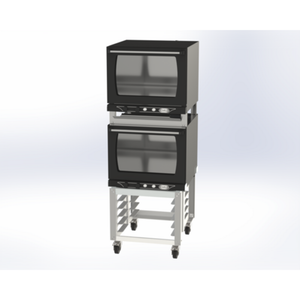Cadco XAFS-133-2 Electric 23.87"W Double Deck Convection Oven