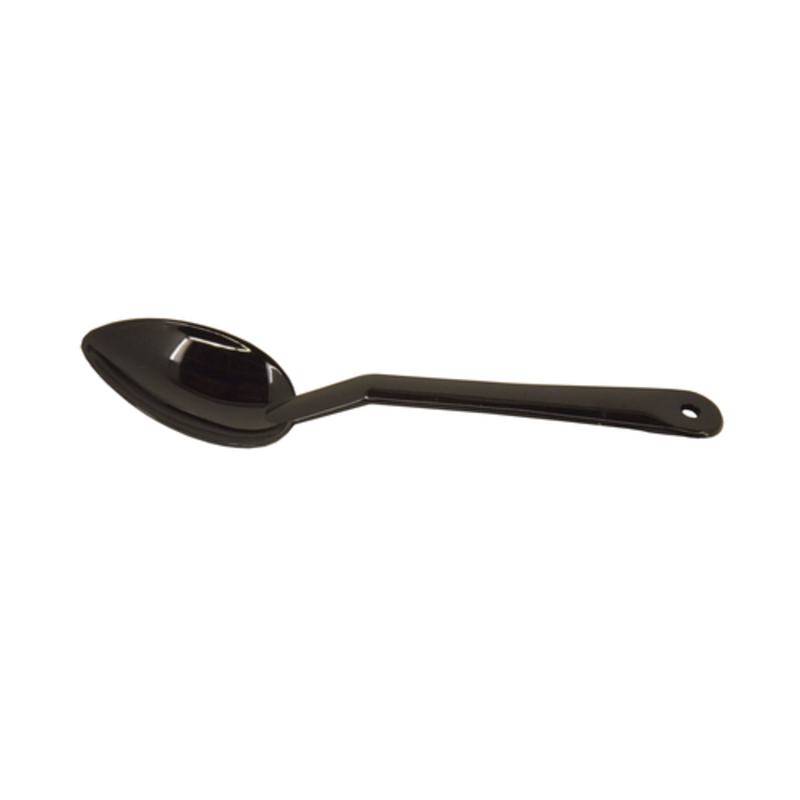 Black Serving Spoon, Essential Kitchen Utensil For Portion Control And Serving Dishes.