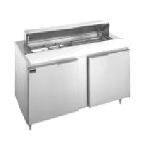 Randell 9601-290 60"W Two-Section Refrigerated Sandwich Salad Prep Table