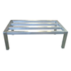 Alt Tag: OMCAN 22127 Aluminum Vented Dunnage Rack with 1600 lbs Capacity aluminum rack for commercial kitchen storage and airflow