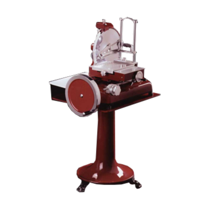 Pied en fonte lourd de 28,7 pouces de large Trento 18987 avec trancheuse manuelle Volano pour une tranche stable