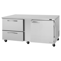 Turbo Air PUR-72-D2R(L)-N PRO 72-5/8"W Undercounter Refrigerator