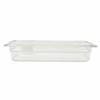 Omcan 80036 Clear Polycarbonate Food Pan 8.5 Qt For Commercial Kitchen Use