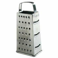 Omcan 80736 Stainless Steel Tapered Box Grater with 4 Sides