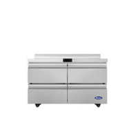 Atosa AWR48D4 48.25 Inch Worktop Refrigerator With 4 Drawers