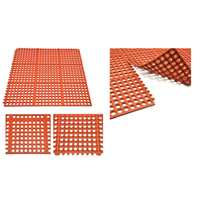 OMCAN 39767 Multi-Purpose Anti-Fatigue Mat 36" x 36" Terracotta