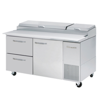 Bluenix BAPP67-D2L-HC 67" Pizza Prep Table