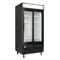 Kelvinator KCHSGM36R 39.5"W Two-Section Sliding Glass Door Merchandiser