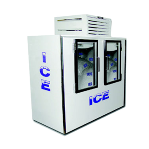 Fogel ICB-2-GL-L 96"W 85 cu. ft. Indoor Ice Merchandiser