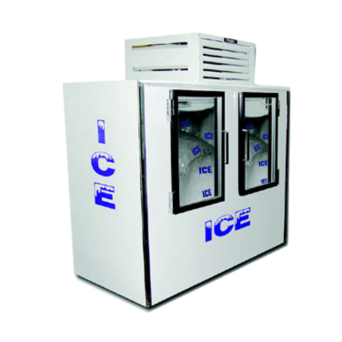Fogel ICB-2-GL-L 96"W 85 cu. ft. Indoor Ice Merchandiser