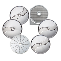 Eurodib Slicing Food Processor Discs Set Featuring Six High-Quality Slicing And Grating Discs For Professional Use