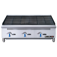 Bluelava BLCB36 Gril à gaz de comptoir 36 po de largeur, 105 000 BTU