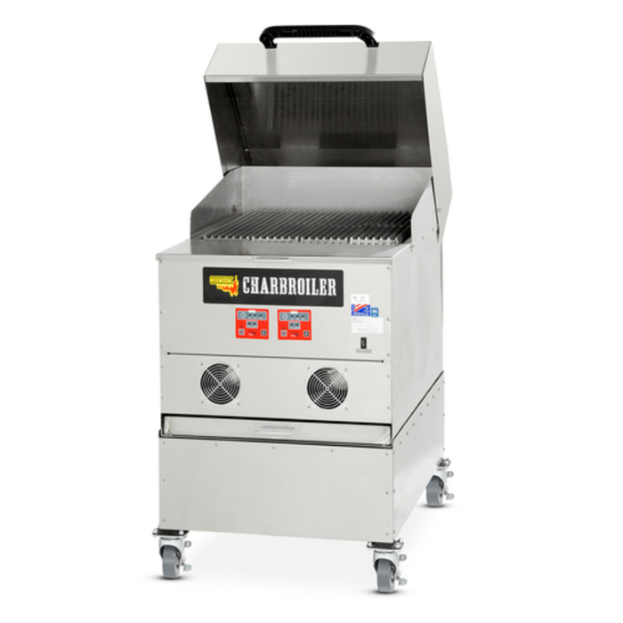 Cookshack CB024 Wood Pellet Charbroiler 26-1/2"W 480 sq. in.