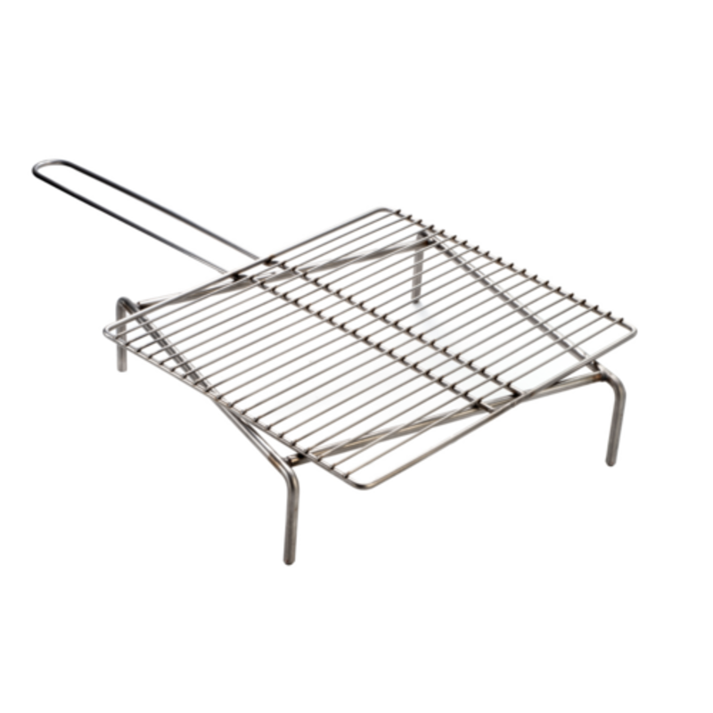 Alt Tag: Omcan 48467 Wood Fired Multi-Fuel Oven with 5 Pizza Capacity stainless steel grill rack accessory for multi-fuel oven cooking