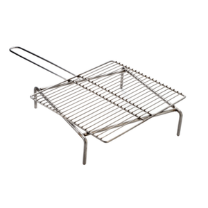 Alt Tag: Omcan 48467 Wood Fired Multi-Fuel Oven with 5 Pizza Capacity stainless steel grill rack accessory for multi-fuel oven cooking