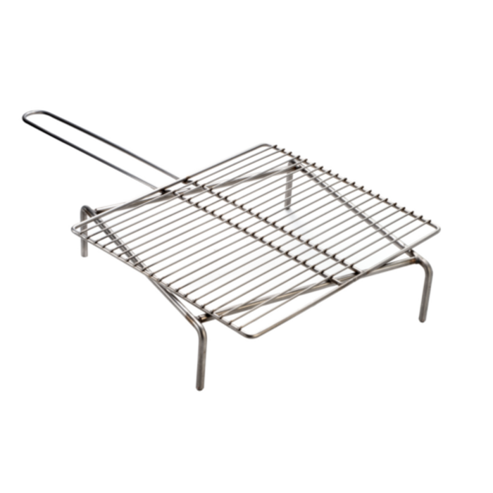 Alt Tag: Omcan 48467 Wood Fired Multi-Fuel Oven with 5 Pizza Capacity stainless steel grill rack accessory for multi-fuel oven cooking