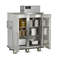 FWE RBQ-96 55" Refrigerated Satellite Transport Cabinet 96 Plate Capacity