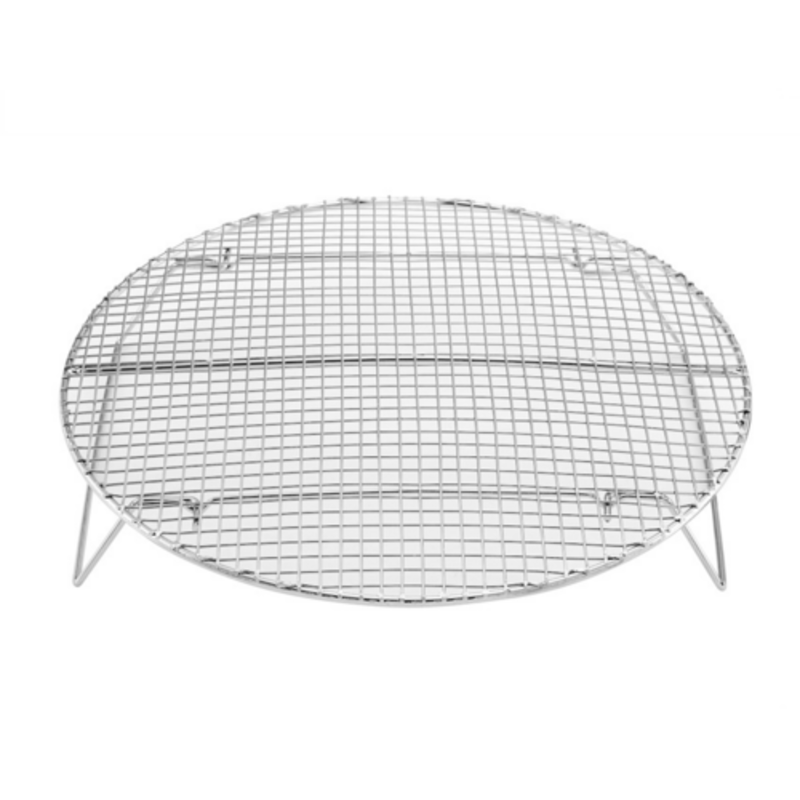 Wire Pan Rack For Food Warmers, 13.5-Inch Diameter Grate For Omcan Food Warmers, Durable Coated Wire Design.